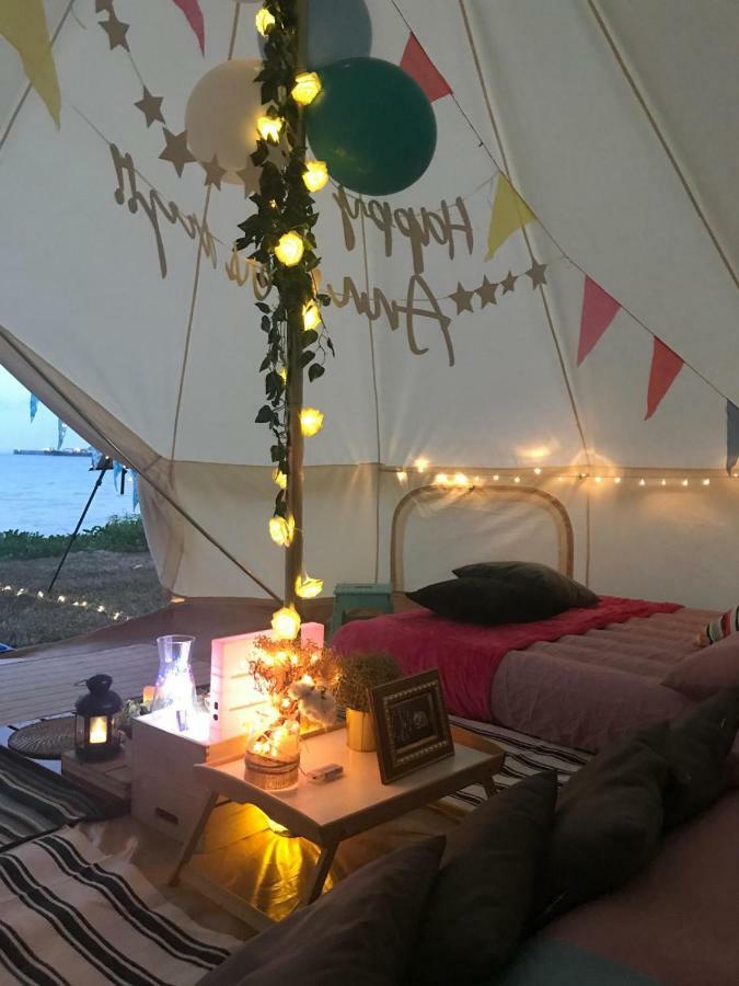 סינגפור Glamping Kaki - Medium Bell Tent מראה חיצוני תמונה
