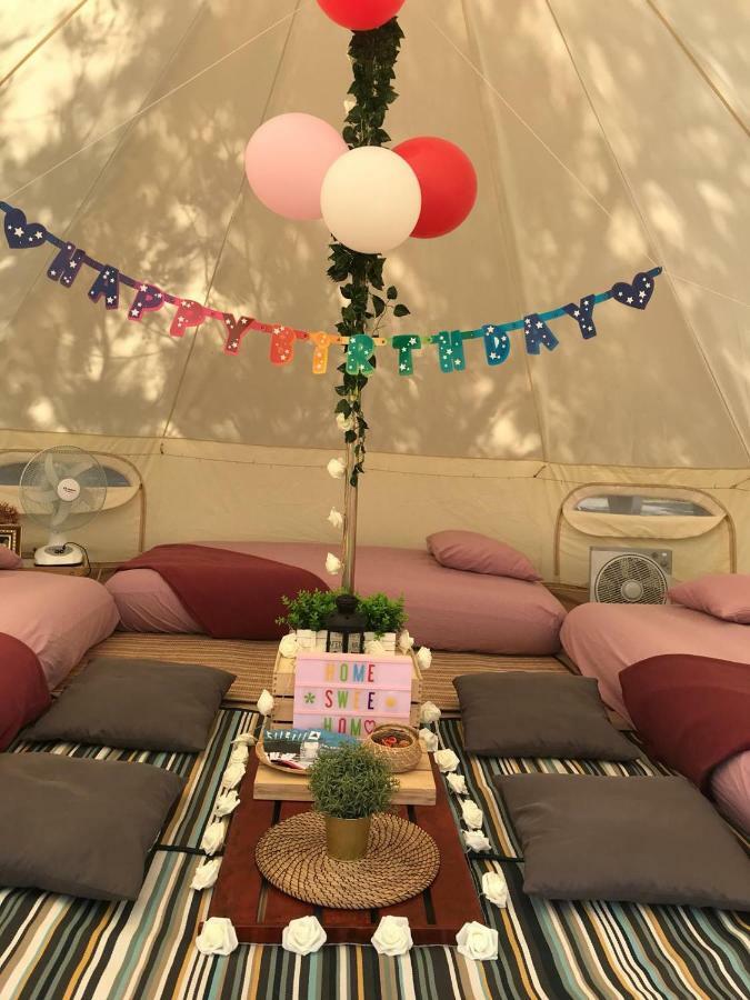 סינגפור Glamping Kaki - Medium Bell Tent מראה חיצוני תמונה