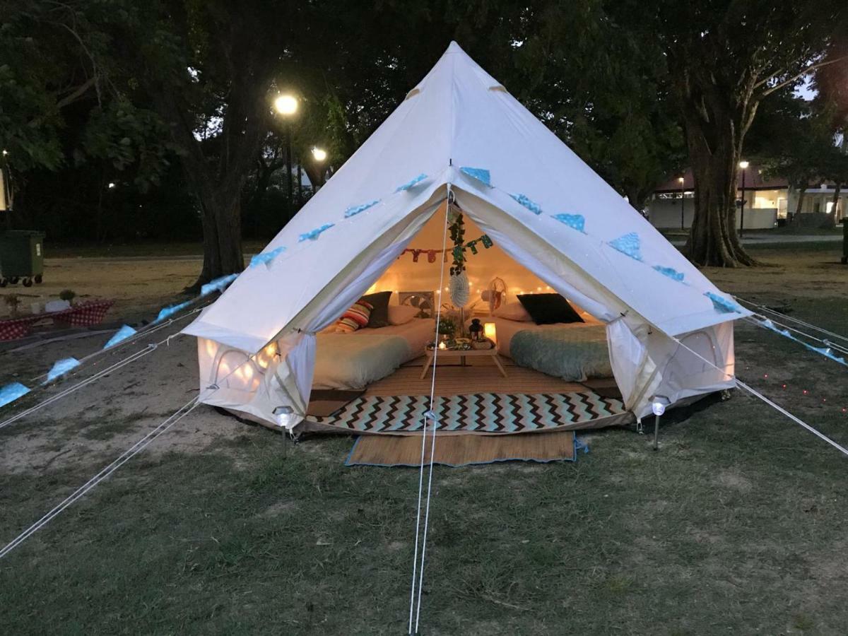 סינגפור Glamping Kaki - Medium Bell Tent מראה חיצוני תמונה