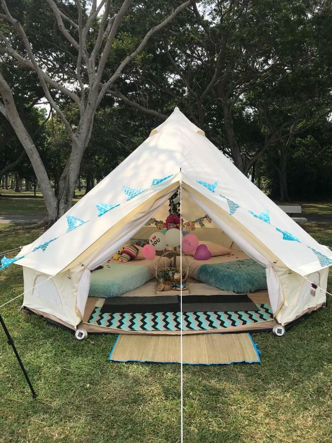סינגפור Glamping Kaki - Medium Bell Tent מראה חיצוני תמונה