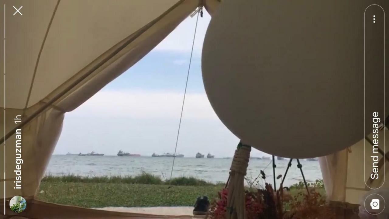 סינגפור Glamping Kaki - Medium Bell Tent מראה חיצוני תמונה