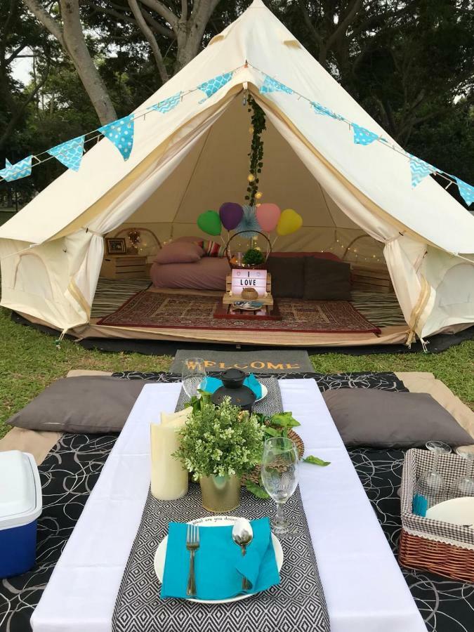 סינגפור Glamping Kaki - Medium Bell Tent מראה חיצוני תמונה