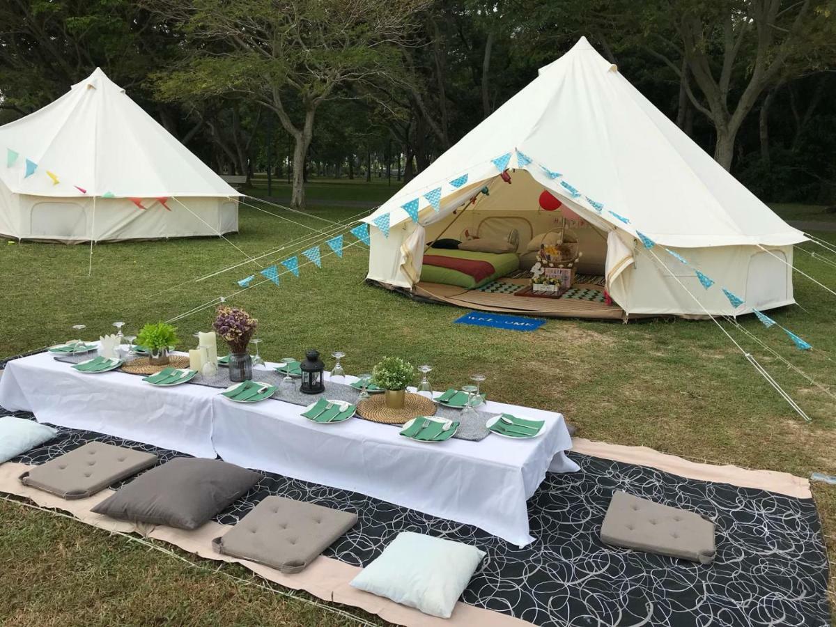 סינגפור Glamping Kaki - Medium Bell Tent מראה חיצוני תמונה